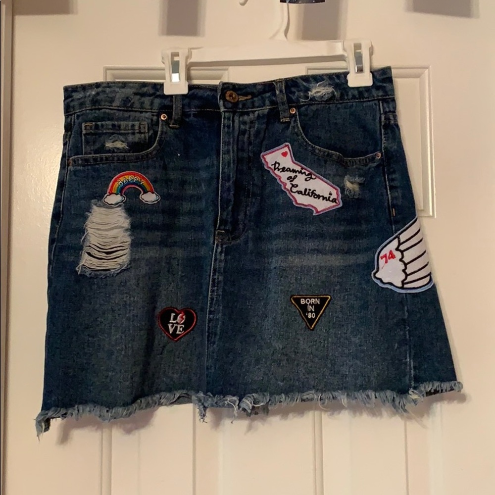 Jean skirt